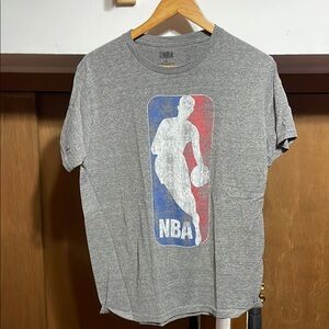 Gray NBA Logo T-Shirt